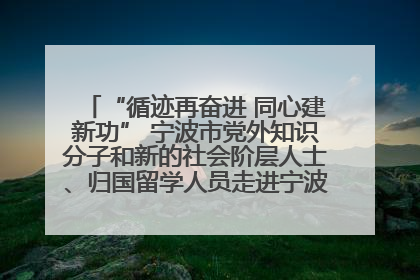 “循迹再奋进 同心建新功” 宁波市党外知识分子和新的社会阶层人士、归国留学人员走进宁波舟山港穿山港区