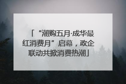 “潮购五月·成华最红消费月”启幕，政企联动共掀消费热潮