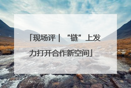 现场评｜“链”上发力打开合作新空间