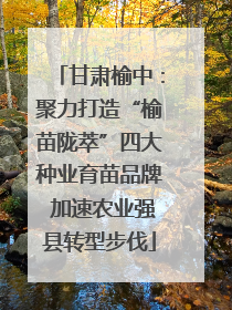 甘肃榆中：聚力打造“榆苗陇萃”四大种业育苗品牌 加速农业强县转型步伐