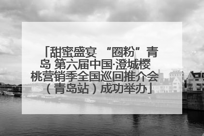 甜蜜盛宴 “圈粉”青岛 第六届中国·澄城樱桃营销季全国巡回推介会（青岛站）成功举办