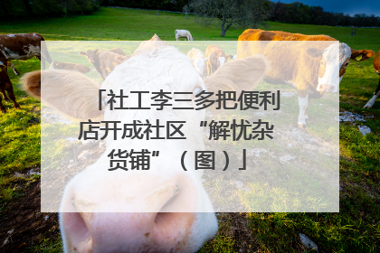 社工李三多把便利店开成社区“解忧杂货铺”（图）