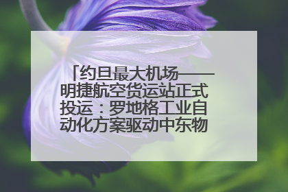 约旦最大机场——明捷航空货运站正式投运：罗地格工业自动化方案驱动中东物流未来新航向