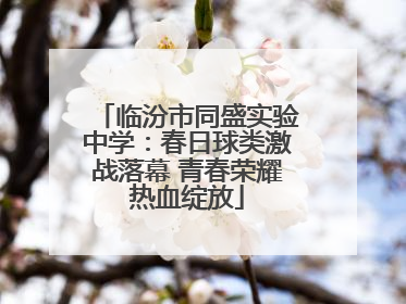 临汾市同盛实验中学：春日球类激战落幕 青春荣耀热血绽放