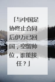 与中国足协终止合同后伊万已回国，空留帅位，谁能接任？