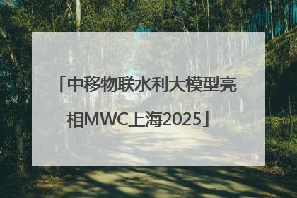 中移物联水利大模型亮相MWC上海2025