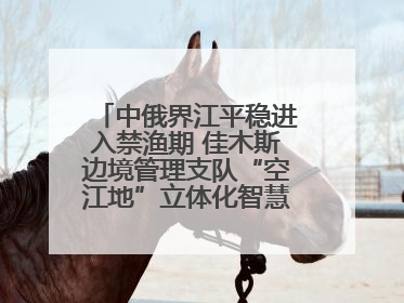 中俄界江平稳进入禁渔期 佳木斯边境管理支队“空江地”立体化智慧监管护航
