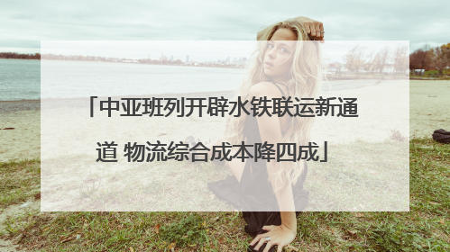 中亚班列开辟水铁联运新通道 物流综合成本降四成