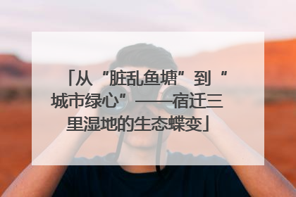 从“脏乱鱼塘”到“城市绿心”——宿迁三里湿地的生态蝶变