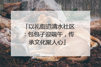 以礼街道清水社区：包包子迎端午，传承文化聚人心