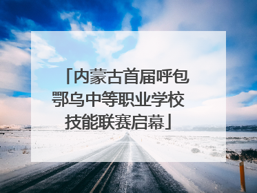 内蒙古首届呼包鄂乌中等职业学校技能联赛启幕