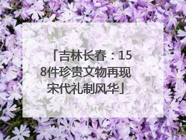 吉林长春：158件珍贵文物再现宋代礼制风华