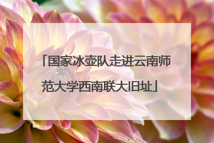 国家冰壶队走进云南师范大学西南联大旧址