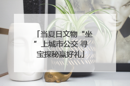 当夏日文物“坐”上城市公交 寻宝探秘赢好礼