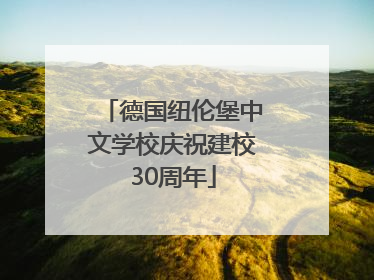 德国纽伦堡中文学校庆祝建校30周年