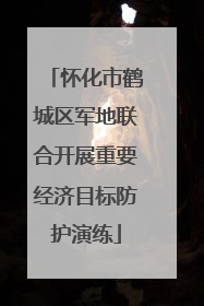 怀化市鹤城区军地联合开展重要经济目标防护演练