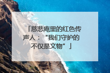 慈悲庵里的红色传声人：“我们守护的不仅是文物”