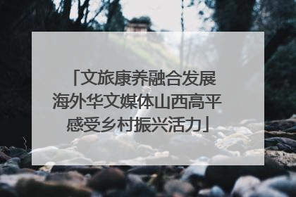 文旅康养融合发展 海外华文媒体山西高平感受乡村振兴活力