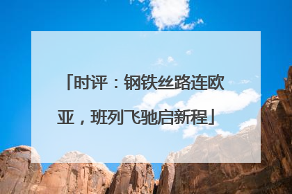 时评：钢铁丝路连欧亚，班列飞驰启新程