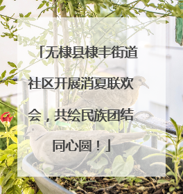 无棣县棣丰街道社区开展消夏联欢会，共绘民族团结同心圆！