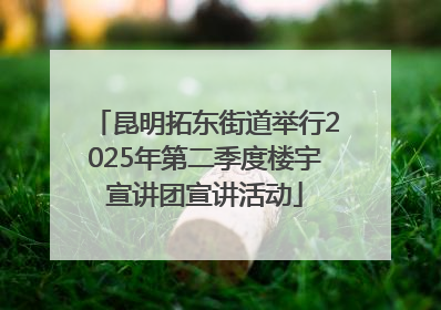 昆明拓东街道举行2025年第二季度楼宇宣讲团宣讲活动