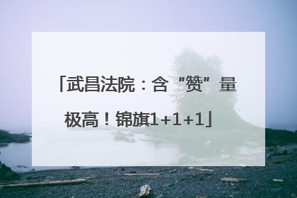 武昌法院：含“赞”量极高！锦旗1+1+1
