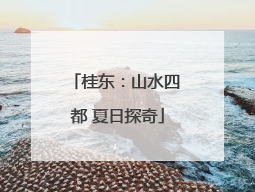 桂东：山水四都 夏日探奇