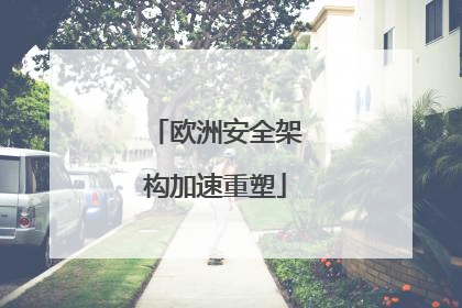 欧洲安全架构加速重塑