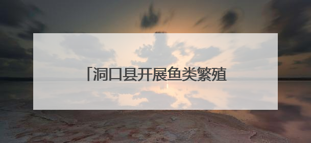 洞口县开展鱼类繁殖期护渔专项执法行动