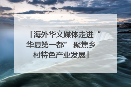 海外华文媒体走进“华夏第一都” 聚焦乡村特色产业发展