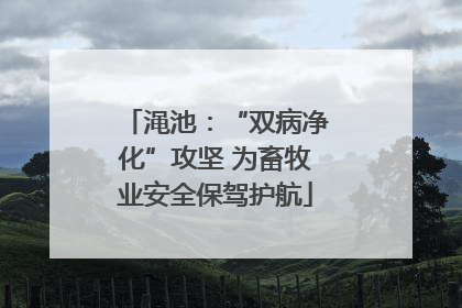 渑池：“双病净化”攻坚 为畜牧业安全保驾护航