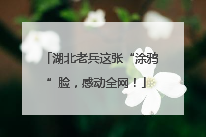 湖北老兵这张“涂鸦”脸，感动全网！