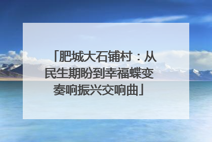 肥城大石铺村：从民生期盼到幸福蝶变奏响振兴交响曲