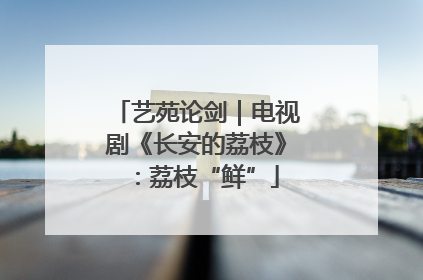 艺苑论剑｜电视剧《长安的荔枝》：荔枝“鲜”
