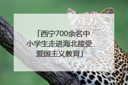 西宁700余名中小学生走进海北接受爱国主义教育