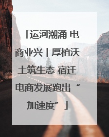 运河潮涌 电商业兴丨厚植沃土筑生态 宿迁电商发展跑出“加速度”