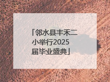 邻水县丰禾二小举行2025届毕业盛典