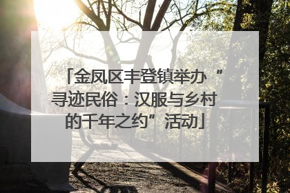 金凤区丰登镇举办“寻迹民俗：汉服与乡村的千年之约”活动