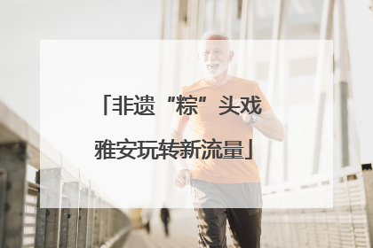 非遗“粽”头戏 雅安玩转新流量