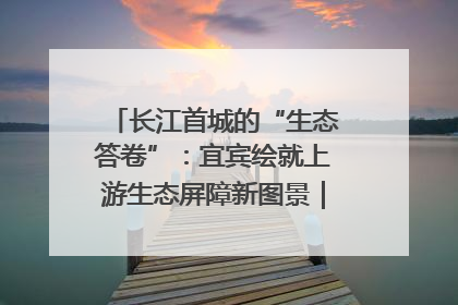 长江首城的“生态答卷”：宜宾绘就上游生态屏障新图景｜中华环保世纪行
