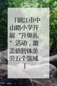 镇江市中山路小学开展“升级礼”活动，覆盖德智体美劳五个领域