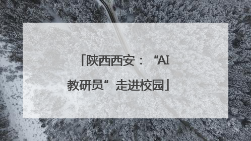 陕西西安：“AI教研员”走进校园