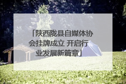 陕西陇县自媒体协会挂牌成立 开启行业发展新篇章