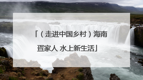 （走进中国乡村）海南疍家人 水上新生活