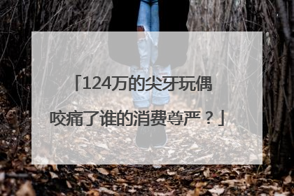 124万的尖牙玩偶 咬痛了谁的消费尊严？