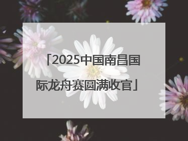 2025中国南昌国际龙舟赛圆满收官