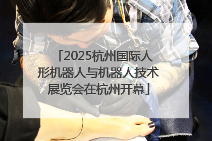 2025杭州国际人形机器人与机器人技术展览会在杭州开幕