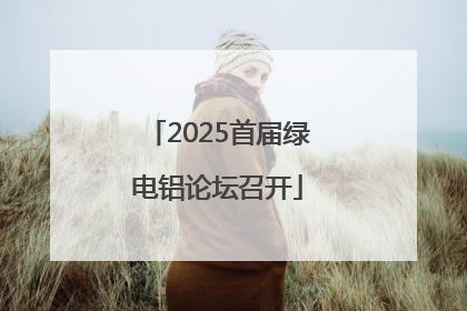 2025首届绿电铝论坛召开