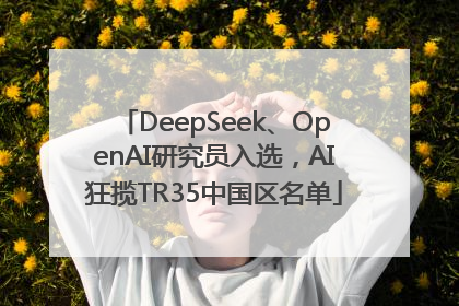 DeepSeek、OpenAI研究员入选，AI狂揽TR35中国区名单